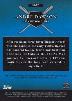2013 Topps - Silver Slugger Award Winners Trophy #SS-AD Andre Dawson Back