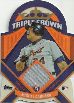 2013 Topps - Triple Crown Relics #TCR-8 Miguel Cabrera Front
