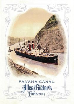2013 Topps Allen & Ginter #136 Panama Canal Front