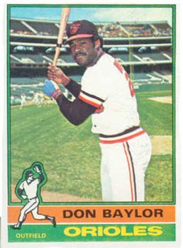 1976 Topps #125 Don Baylor Front