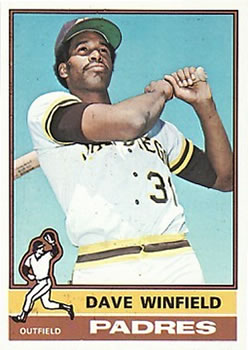 1976 Topps #160 Dave Winfield Front