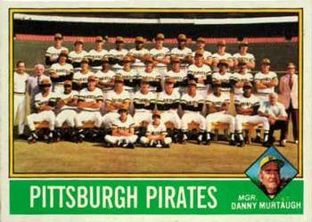 1976 Topps #504 Pittsburgh Pirates / Danny Murtaugh Front