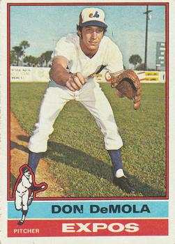 1976 Topps #571 Don DeMola Front