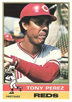 1976 Topps #325 Tony Perez Front