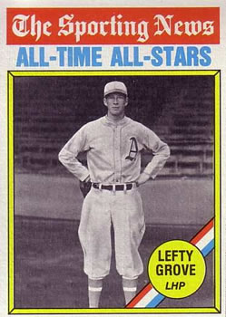1976 Topps #350 Lefty Grove Front