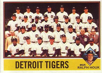1976 Topps #361 Detroit Tigers / Ralph Houk Front