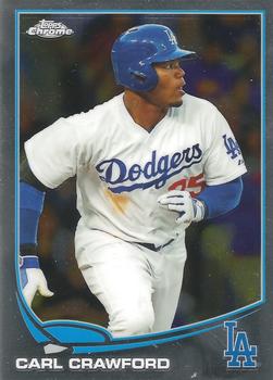 2013 Topps Chrome #56 Carl Crawford Front