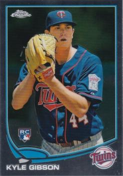 2013 Topps Chrome #87 Kyle Gibson Front