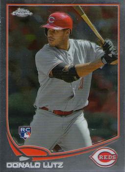 2013 Topps Chrome #162 Donald Lutz Front