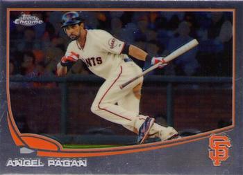 2013 Topps Chrome #86 Angel Pagan Front