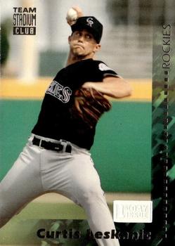 1994 Stadium Club Team - First Day Issue #118 Curtis Leskanic Front
