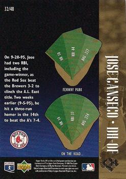 1996 SP - Special FX #32 Jose Canseco Back