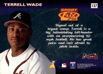 1996 Sportflix #137 Terrell Wade Back