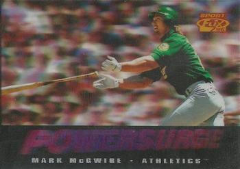 1996 Sportflix - Power Surge #21 Mark McGwire Front
