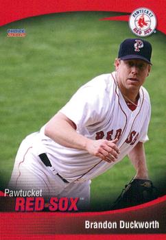 2012 Choice Pawtucket Red Sox #08 Brandon Duckworth Front