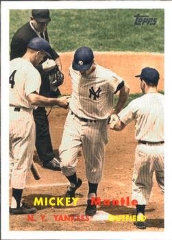 2008 Topps Updates & Highlights - Mickey Mantle Story #MMS72 Mickey Mantle Front