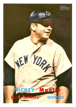 2008 Topps Updates & Highlights - Mickey Mantle Story #MMS75 Mickey Mantle Front