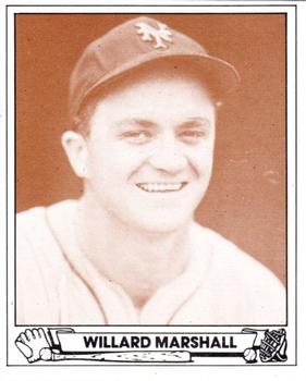 1983 TCMA 1942 Play Ball #33 Willard Marshall Front
