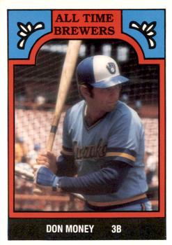 1986 TCMA All-Time Milwaukee Brewers - Color #4-BRE Don Money Front