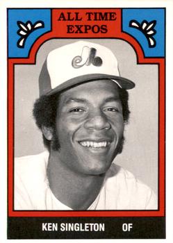 1986 TCMA All-Time Montreal Expos - Color #5-EXP Ken Singleton Front