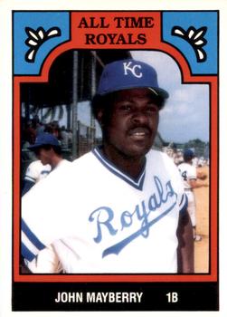 1986 TCMA All-Time Kansas City Royals - Color #1-ROY John Mayberry Front