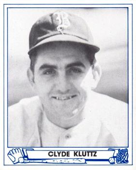 1983 TCMA 1944 Play Ball #39 Clyde Kluttz Front