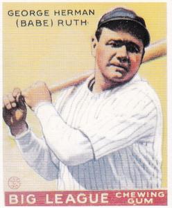 1983 Galasso 1933 Goudey Reprint #53 Babe Ruth Front