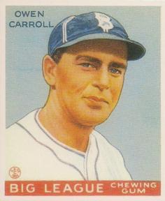 1983 Galasso 1933 Goudey Reprint #72 Ownie Carroll Front