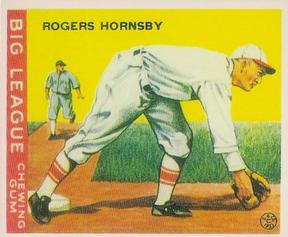 1983 Galasso 1933 Goudey Reprint #119 Rogers Hornsby Front
