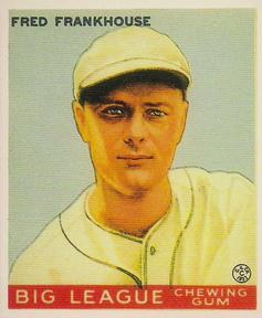 1983 Galasso 1933 Goudey Reprint #131 Fred Frankhouse Front