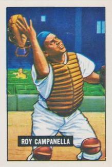 1986 Card Collectors 1951 Bowman (Reprint) #31 Roy Campanella Front