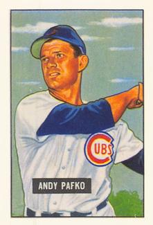1986 Card Collectors 1951 Bowman (Reprint) #103 Andy Pafko Front