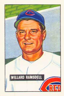 1986 Card Collectors 1951 Bowman (Reprint) #251 Willard Ramsdell Front