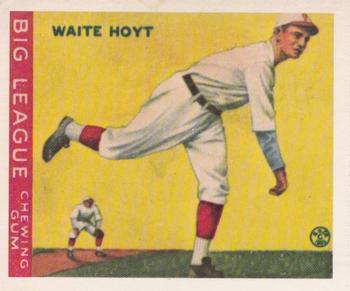 1978 Dover Publications Hall of Fame Cards Reprints #60 Waite Hoyt Front