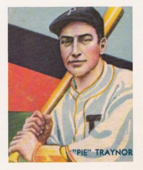 1978 Dover Publications Hall of Fame Cards Reprints #99 Pie Traynor Front