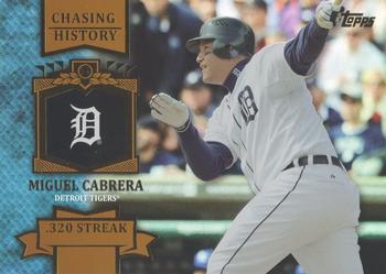 2013 Topps - Chasing History Gold Foil #CH-70 Miguel Cabrera Front