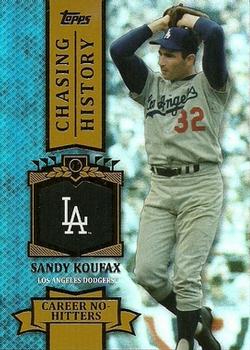 2013 Topps - Chasing History Gold Foil #CH-50 Sandy Koufax Front