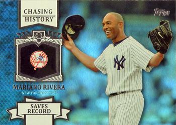 2013 Topps - Chasing History Silver Foil #CH-9 Mariano Rivera Front