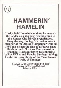 1990 Alaska Goldpanners Stars of the 90s #48 Bob Hamelin Back