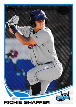 2013 Topps Pro Debut #34 Richie Shaffer Front