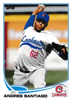 2013 Topps Pro Debut #196 Andres Santiago Front