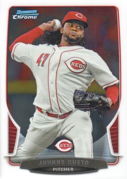 2013 Bowman Chrome #117 Johnny Cueto Front