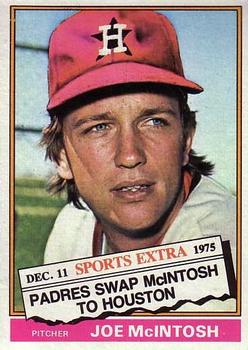 1976 Topps - Traded #497T Joe McIntosh Front