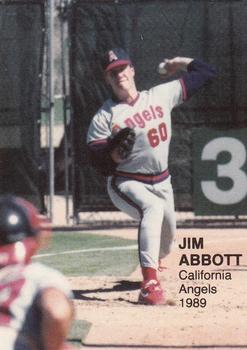 1989 Rookie Fever Series I (unlicensed) #8 Jim Abbott Front