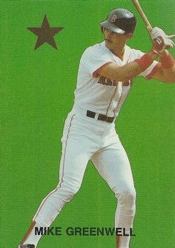 1989 Major League Superstars (unlicensed) #18 Mike Greenwell Front