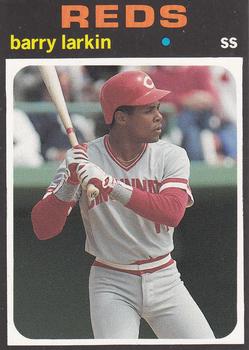 1991 SCD Baseball Card Price Guide Monthly #16 Barry Larkin Front