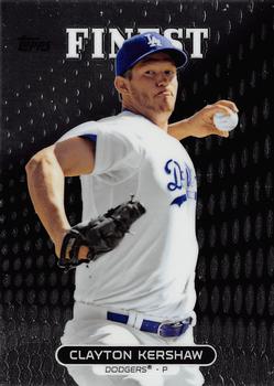 2013 Finest #10 Clayton Kershaw Front