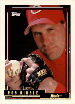 1992 Topps - Pre-Production Samples Gold (Diamond) Panel Singles #757 Rob Dibble Front