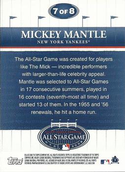 2008 Topps - All-Star Fanfest #7 Mickey Mantle Back