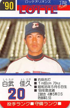 1990 Takara Lotte Orions #NNO Yoshihisa Shiratake Front